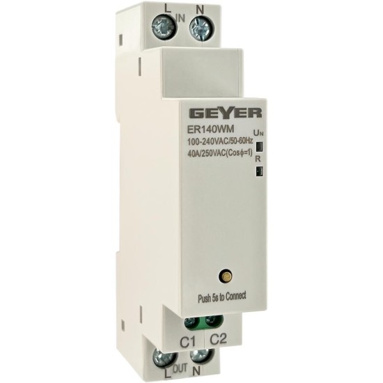 Ρελέ Wi-Fi και μετρητής ενέργειας 40A 1Φ 1M ER140WM