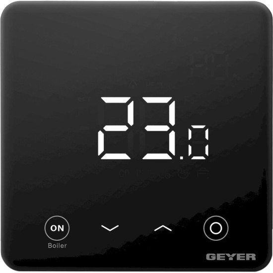 Θερμοστάτης Wi-Fi για συστήματα νερού & boiler μαύρος 220V GS-THWHB-B