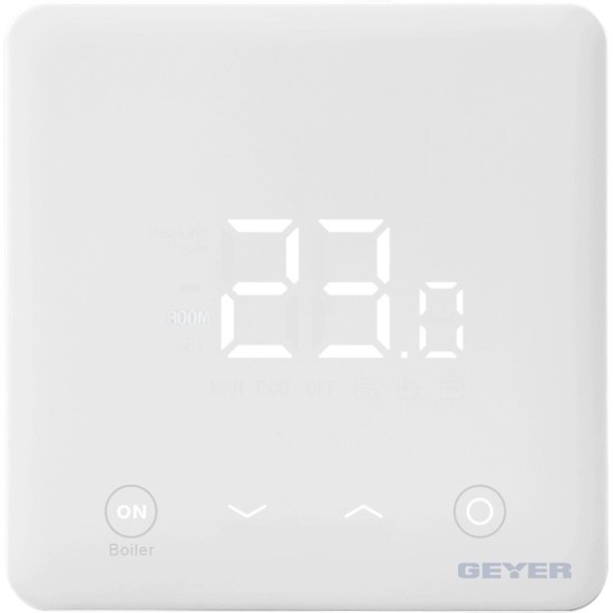 Θερμοστάτης Wi-Fi για συστήματα νερού & boiler 220V λευκός GS-THWHB-W