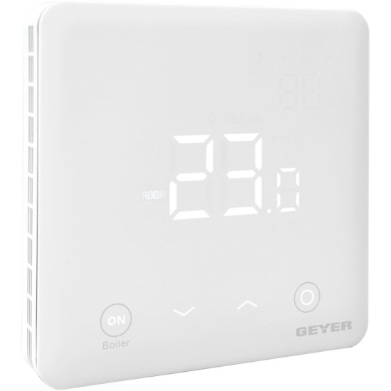 Θερμοστάτης Wi-Fi για συστήματα νερού & boiler 220V λευκός GS-THWHB-W