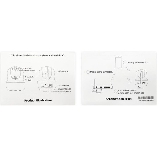 Κάμερα Wi-Fi εσωτερικών χώρων (2.4G & 5G) GSC-C4