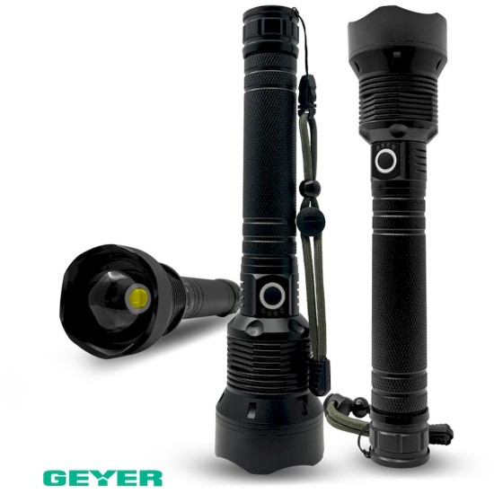 Επαναφορτιζόμενος LED Φακός 20W