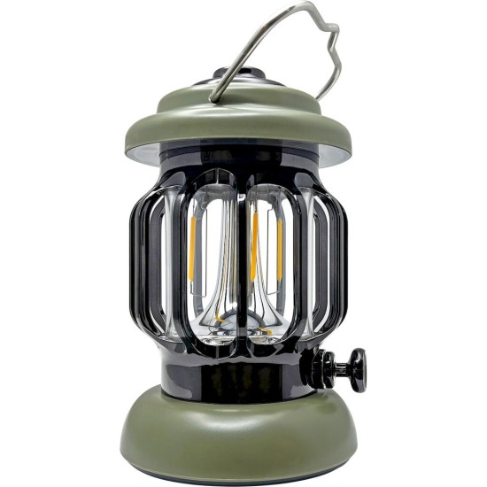 Επαναφορτιζόμενος LED Φακός φανάρι 3W 16SM LED + 3W FILLAMENT