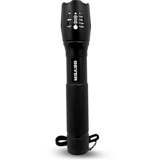 Φακός 10W μπαταρίας 3xC 1000lm