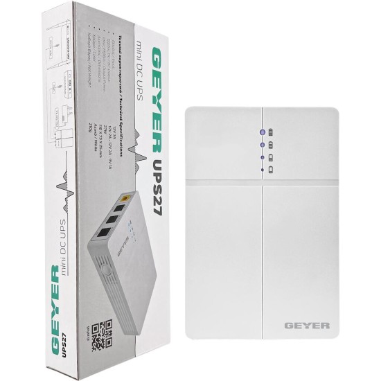 UPS Mini 27W 12V λευκό UPS Mini 27W 12V λευκό