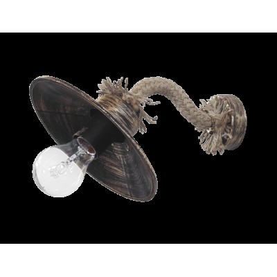 UT-160ΑΡ ROPE UT-BRONZE ΑΠΛΙΚΑ.45μοιρ E27 IP23  