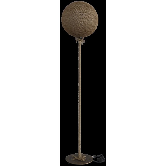 SILK-02 FLOOR LAMP ROPE NATUR-UT-BR ΟΡΘΟΣΤΑΤΗΣ ΣΧΟΙΝΙ E27   