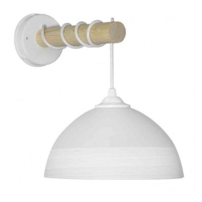 GL-1020ΑΡ STICK WH-WHITE ΑΠΛΙΚΑ ΞΥΛ.FAS E27   