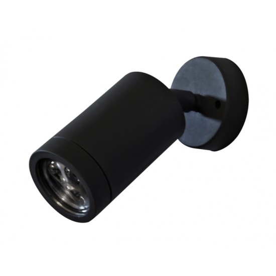 C-01ΚΕΥ BLACK 1/Φ ΣΠΟΤ ΣΠΑΣ.GU10LED-EL