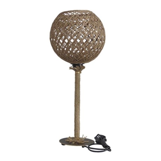 SILK-01/PR TABLE LAMP ROPE NATUR-UT-BR E27   