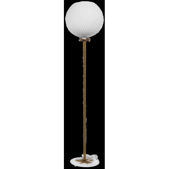 SILK-02 FLOOR LAMP ROPE WHITE-UT-WH ΟΡΘΟΣΤΑΤΗΣ ΣΧΟΙΝΙ E27   