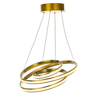  Κρεμαστό φωτιστικό από αλουμίνιο σε χρυσή ματ απόχρωση 6149-Β