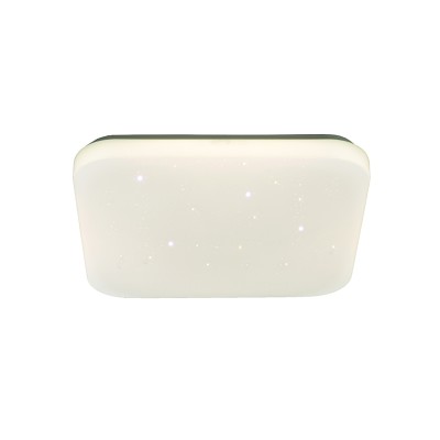  Πλαφονιέρα οροφής LED 24W 4000K από λευκό ακρυλικό D:34cm (42163-Γ-Λευκό)