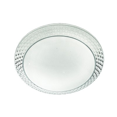  Πλαφονιέρα οροφής LED 24W 4000K από λευκό ακρυλικό D:40cm (42164-Β-Λευκό)