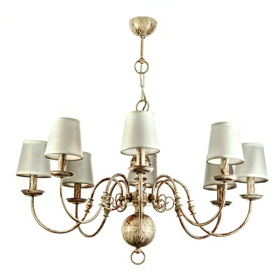 Φωτιστικο Οροφης Λευκο Πατινα 8Φ-