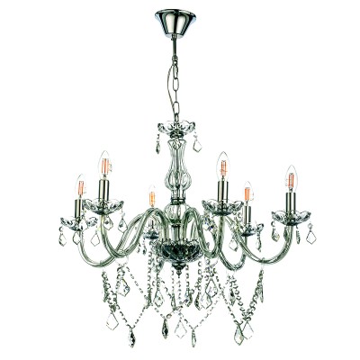 Γυαλινο Φωτιστικο Οροφης 6Φ  CLEAR Γυαλινο Φωτιστικο Οροφης 6Φ  CLEAR