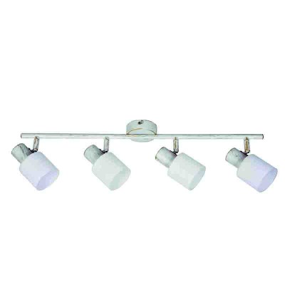 Μεταλλικό σποτ   λευκή πατίνα 4Φ   Μεταλλικό σποτ   λευκή πατίνα 4Φ