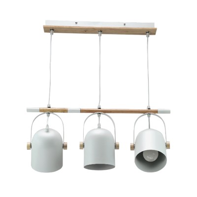 Κρεμαστο Φωτιστικο Μεταλλο-Ξυλο3Φ ΛΕΥΚΟ  Κρεμαστο Φωτιστικο Μεταλλο-Ξυλο3Φ ΛΕΥΚΟ