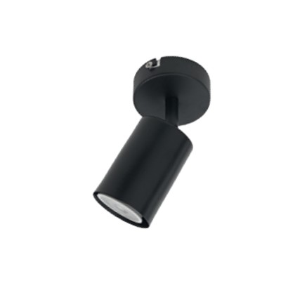 Επιτοίχιο σποτ από μέταλλο σε μαύρη απόχρωση 1XGU10 D:15cm (9081-1)  Επιτοίχιο σποτ από μέταλλο σε μαύρη απόχρωση 1XGU10 D:15cm (9081-1)