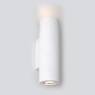 Επιτοίχιο φωτιστικό λευκό από γύψο 2XGU10 D:25cm (43404)