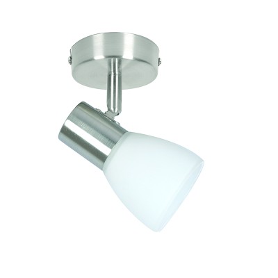 Επιτοίχιο Μεταλλικό σποτ σε νίκελ ματ 1Φ  Επιτοίχιο Μεταλλικό σποτ σε νίκελ ματ 1Φ