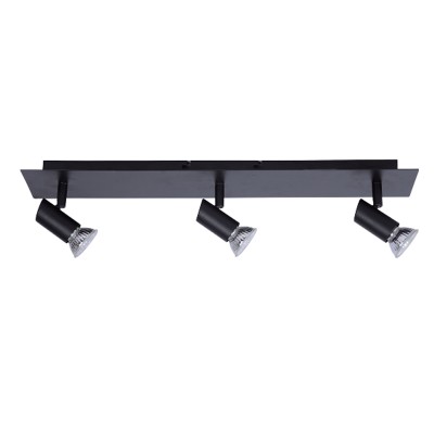  Μεταλλικό σποτ μαύρο 3Φ