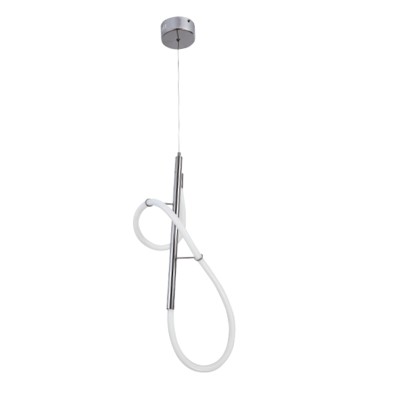 Κρεμαστό Φωτιστικό LED 25W 3000K ΧΡΩΜΙΟ