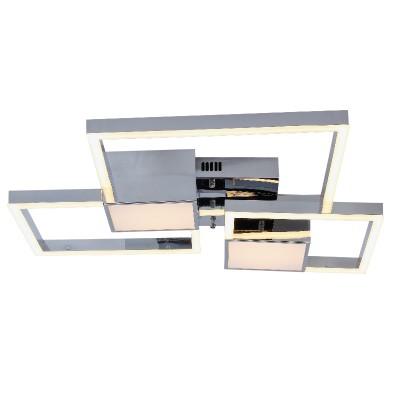  Φωτιστικό οροφής από αλουμίνιο  σε  απόχρωση Χρώμιο