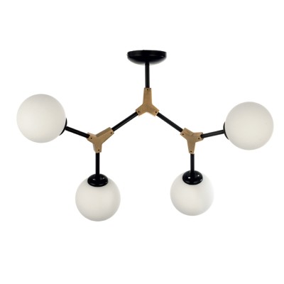 ΜΑΥΡΟ&ΧΡΥΣΟ ΦΩΤΙΣΤΙΚΟ ΟΠΑΛΙΝΕΣ 4Φ