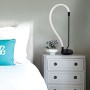  Επιτραπέζιο φωτιστικό LED 18W 3000K από μαύρο μέταλλο και σωλήνα σιλικόνης D:60cm (3010)