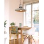  Κρεμαστό φωτιστικό γκρι από τσιμέντο 1XE27 D:40cm (4434)
