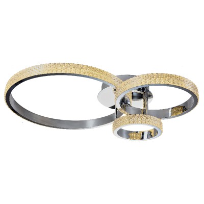 Πλαφονιέρα οροφής LED ΧΡΩΜΙΟ