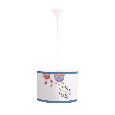 Παιδικό κρεμαστό φωτιστικό από καπέλο και λευκή ανάρτηση D:35cm (4035) Παιδικό κρεμαστό φωτιστικό από καπέλο και λευκή ανάρτηση D:35cm (4035)