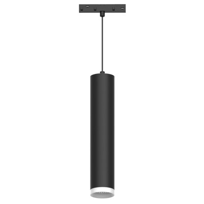 Κρεμαστό φωτιστικό LED 10W 3000K για μαγνητική ράγα σε μαύρη απόχρωση D:6cmX30cm (T02401-BL) Κρεμαστό φωτιστικό LED 10W 3000K για μαγνητική ράγα σε μαύρη απόχρωση D:6cmX30cm (T02401-BL)