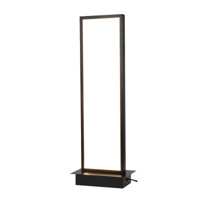 Επιτραπέζιο φωτιστικό από αλουμίνιο σε μαύρη απόχρωση Επιτραπέζιο φωτιστικό από αλουμίνιο σε μαύρη απόχρωση