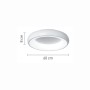  Πλαφονιέρα οροφής LED 110W 3CCT από χρυσαφί και λευκό ακρυλικό D:60cm (42021-A-Golden)
