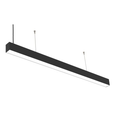 Κρεμαστό φωτιστικό LED 50W 3000K από αλουμίνιο σε μαύρη απόχρωση D:180cm (6042-180-BL)  Κρεμαστό φωτιστικό LED 50W 3000K από αλουμίνιο σε μαύρη απόχρωση D:180cm (6042-180-BL)
