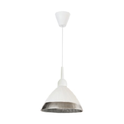 Κρεμαστό φωτιστικό από ασημί γυαλί 1XE14 D:18cm (4409-Γ-Ασημί) Κρεμαστό φωτιστικό από ασημί γυαλί 1XE14 D:18cm (4409-Γ-Ασημί)