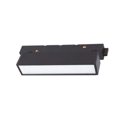 Φωτιστικό LED 12W 3000K για μαγνητική ράγα σε μαύρη απόχρωση D:30cmX4,3cm (T01701-BL) Φωτιστικό LED 12W 3000K για μαγνητική ράγα σε μαύρη απόχρωση D:30cmX4,3cm (T01701-BL)