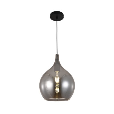 Κρεμαστό φωτιστικό από φιμέ γυαλί 1XE27 D:26cm (4040-Fime)