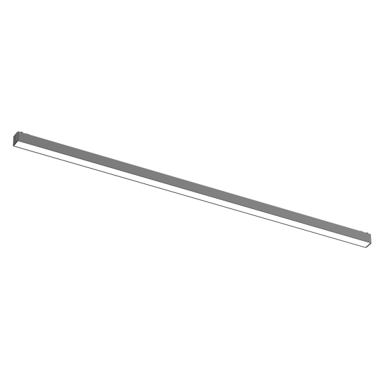 Σποτ LED 30W 3000K για Ultra-Thin μαγνητική ράγα σε μαύρη απόχρωση D:91,6cmX2,4cm (T03201-BL)