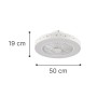  Almanor 36W 3CCT LED Fan Light in White Color (101000410)