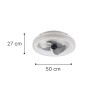  Superior 35W 3CCT LED Fan Light in Golden Color (101000260)