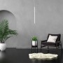  Κρεμαστό φωτιστικό LED 7W 3000K από μέταλλο D:60cm (6070-White)