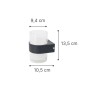 ΑΠΛΙΚΑ ΕΞΩΤΕΡΙΚΟΥ ΧΩΡΟΥ LED  UP OR DOWN ΑΝΘΡΑΚΙ  8W  3000K IP44  Athabasca