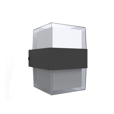 ΑΠΛΙΚΑ ΕΞΩΤΕΡΙΚΟΥ ΧΩΡΟΥ LED  UP OR DOWN ΑΝΘΡΑΚΙ  8W  3000K IP44 Louise ΑΠΛΙΚΑ ΕΞΩΤΕΡΙΚΟΥ ΧΩΡΟΥ LED  UP OR DOWN ΑΝΘΡΑΚΙ  8W  3000K IP44 Louise