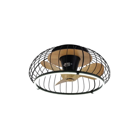  Minnewanka 72W 3CCT LED Fan Light in Black Color (101000720)
