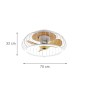  Minnewanka 72W 3CCT LED Fan Light in White Color (101000710)