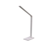 Επιτραπέζιο φωτιστικό  γραφείου LED 7W 3CCT (by touch) σε λευκό χρώμα D:39cm (3045-WH)