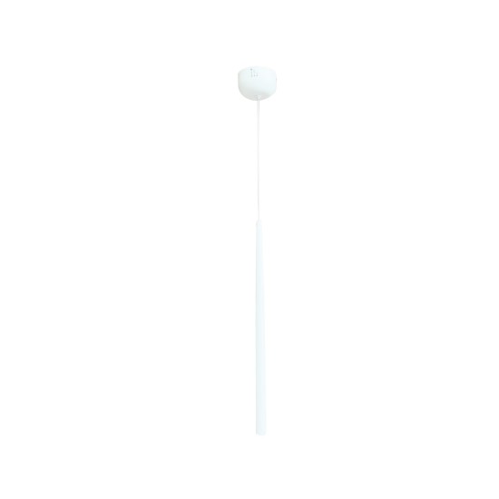 Κρεμαστό φωτιστικό LED 5W 3000K σε λευκή απόχρωση D:50cm (4049-WH)